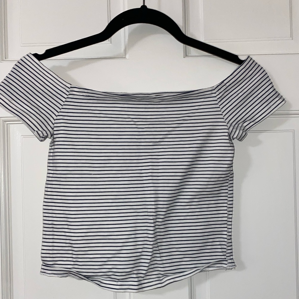 Off the shoulder crop top NEVER WORN